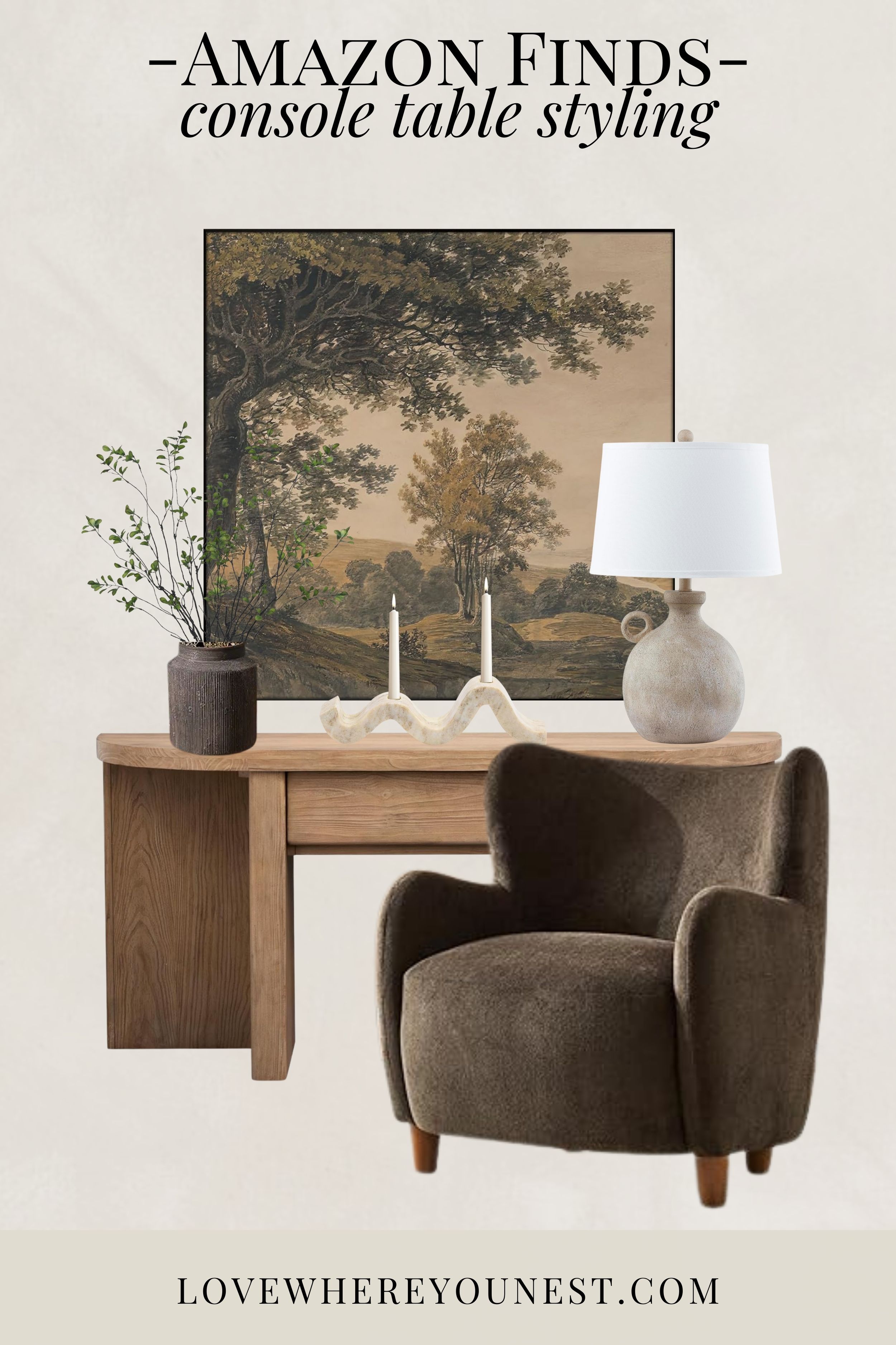 Console Table Styling with Amazon
